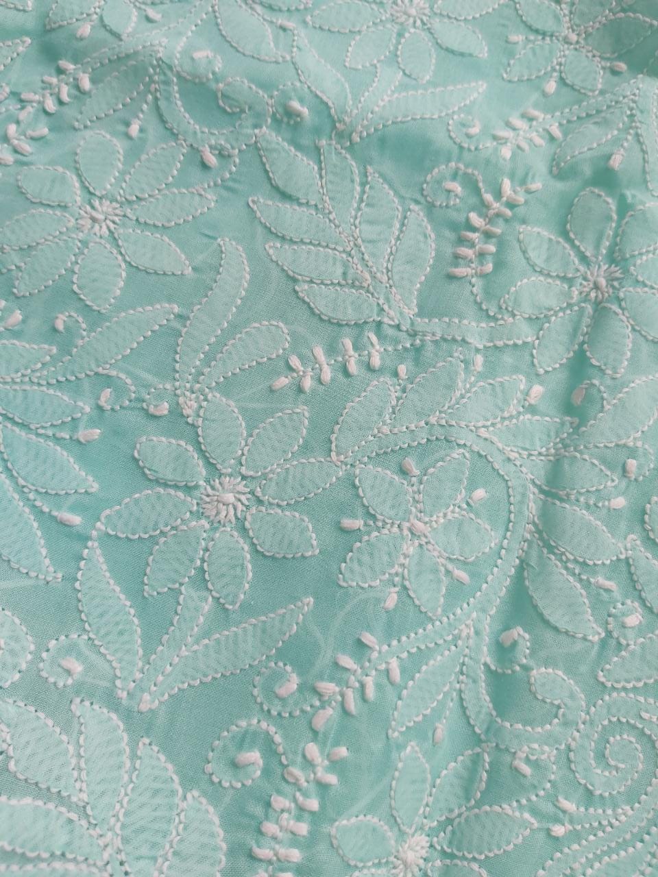 Sea Green Jaalwork Kurta