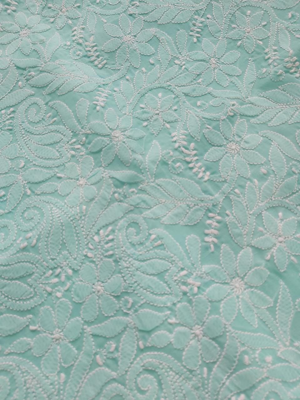 Sea Green Jaalwork Kurta