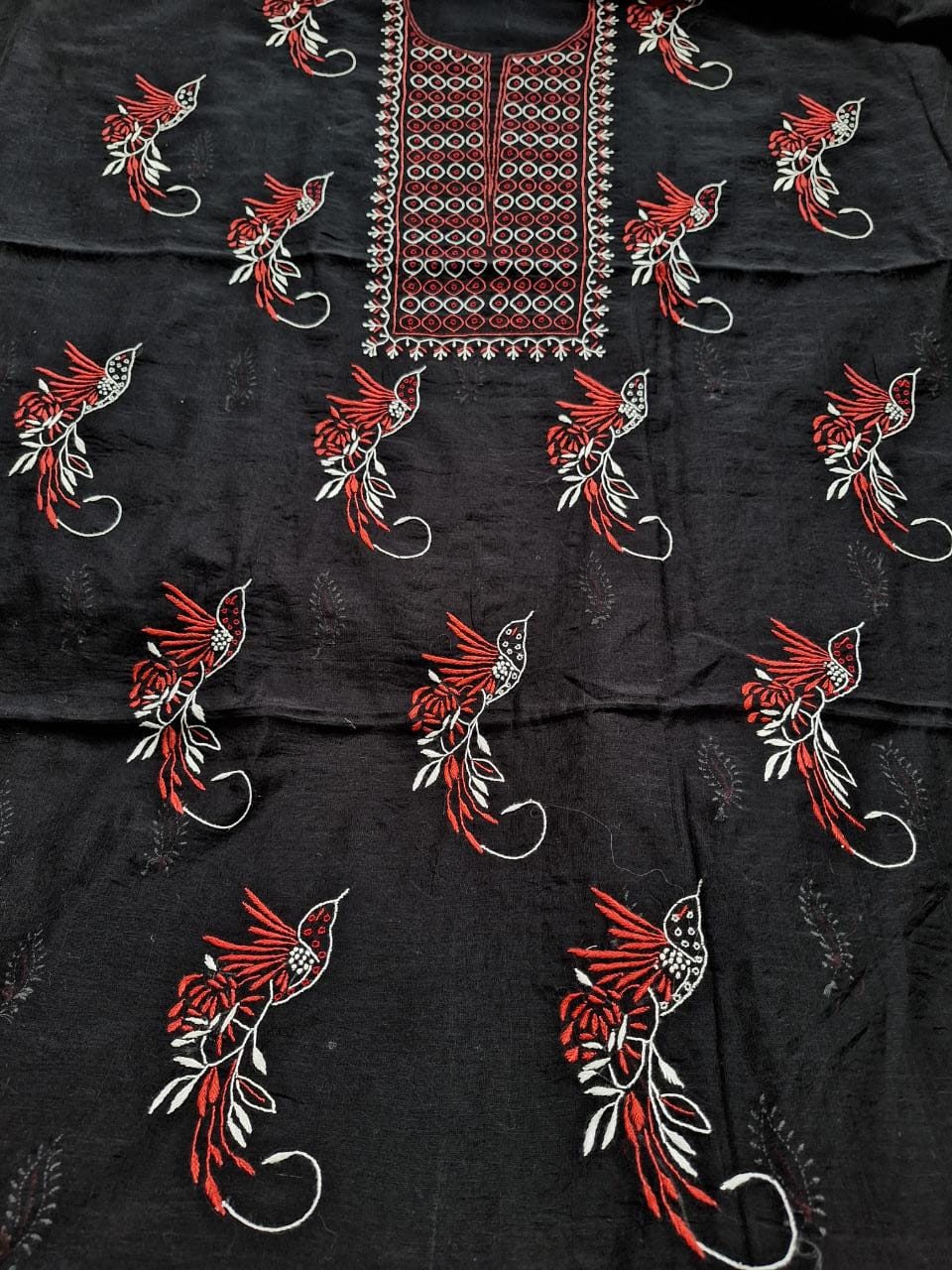 Chanderi Birds set