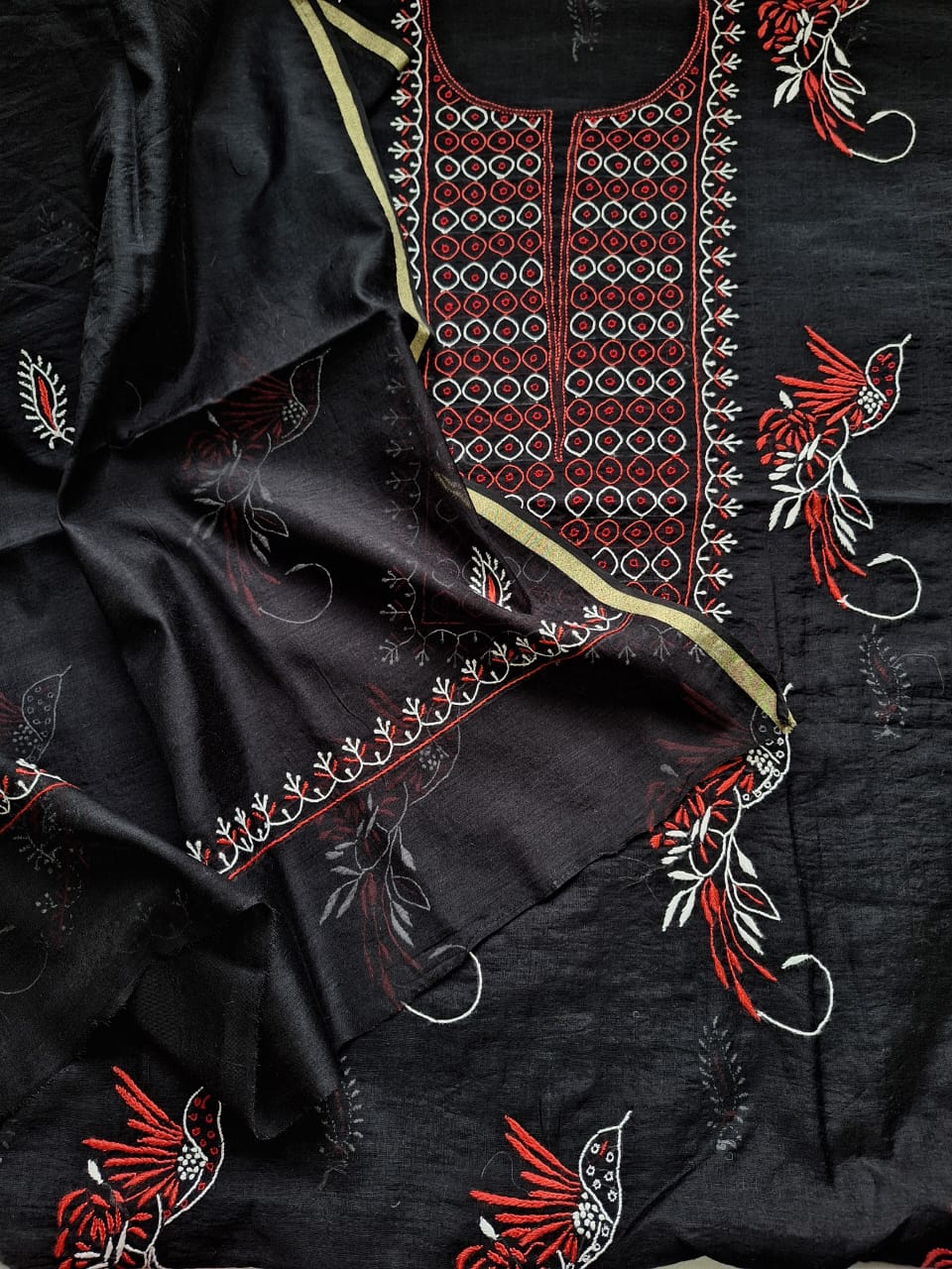 Chanderi Birds set