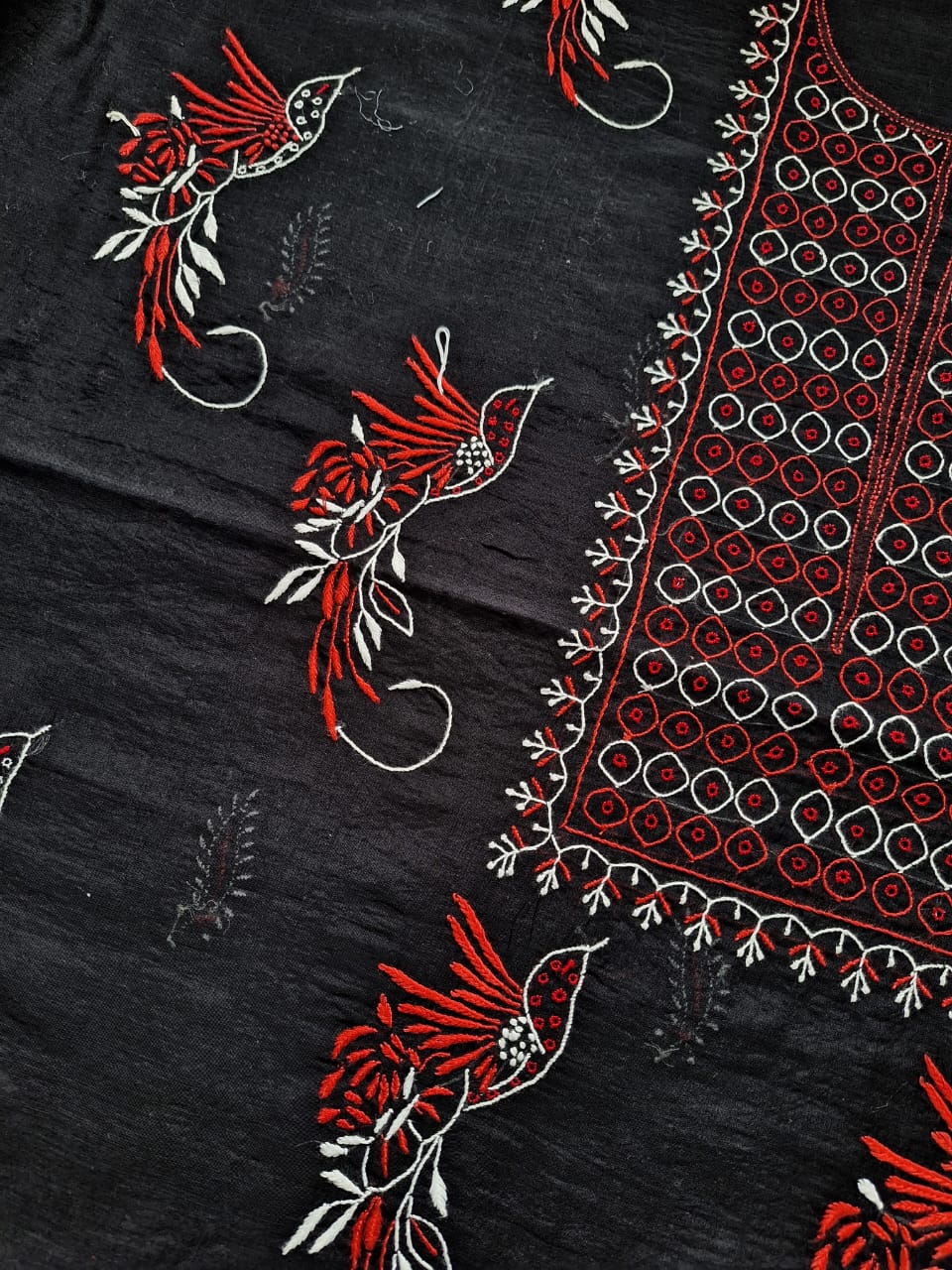 Chanderi Birds set