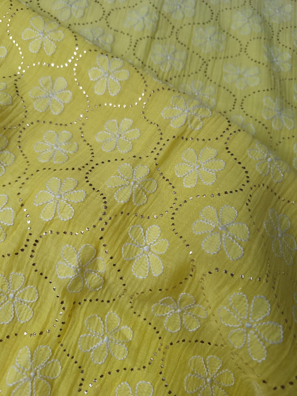 Mul Chanderi Mukaish work set