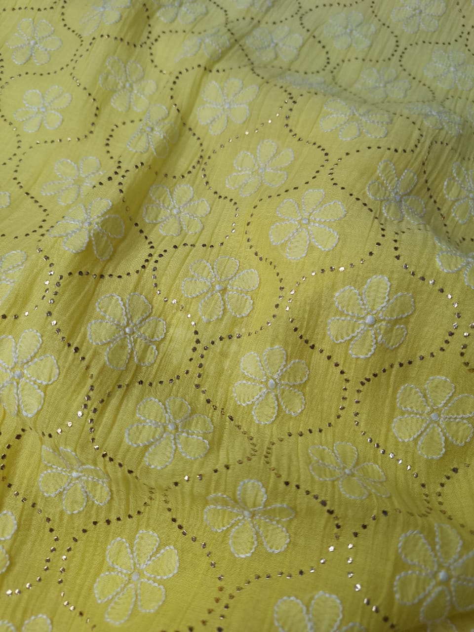 Mul Chanderi Mukaish work set