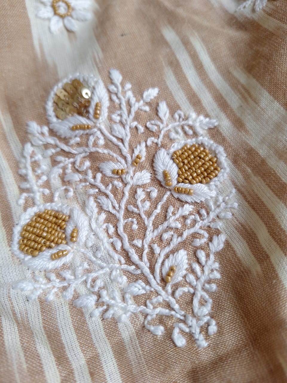 Pure Ikat cotton Kurta dupatta set