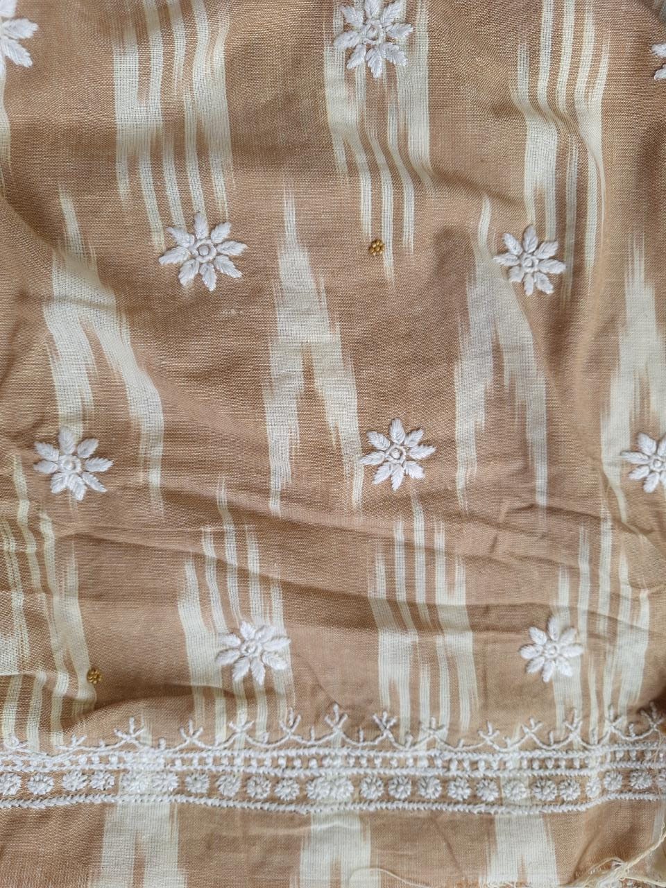 Pure Ikat cotton Kurta dupatta set