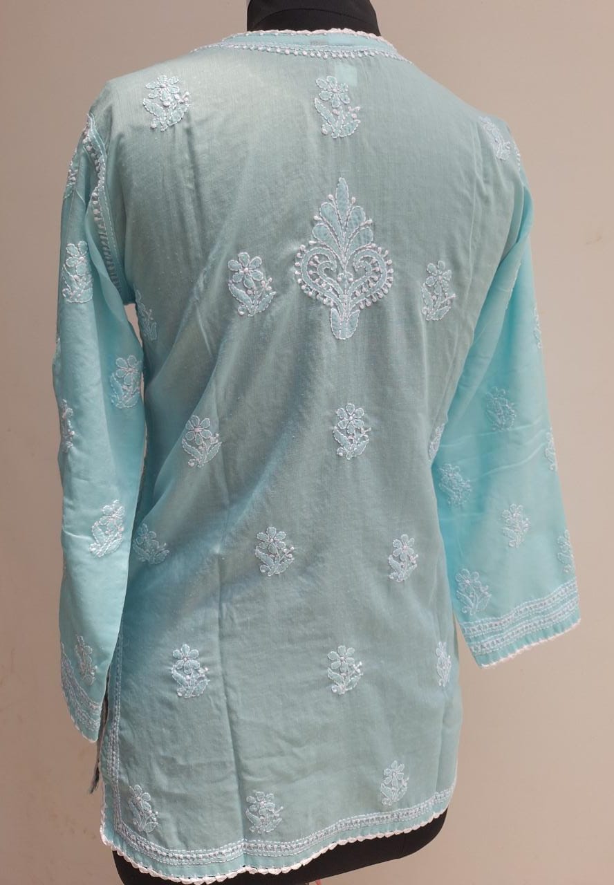 Sky blue Short top