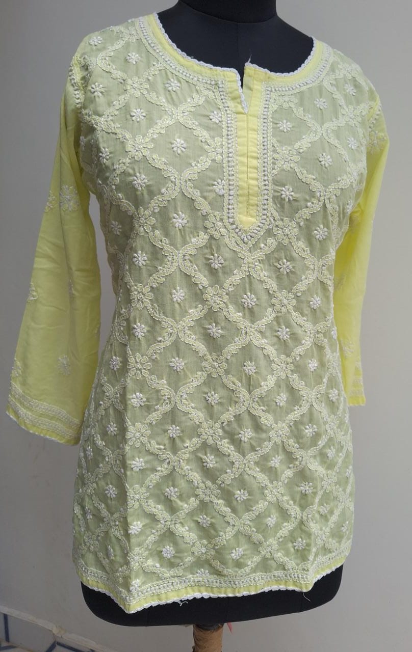 Lemon Cotton Short Top