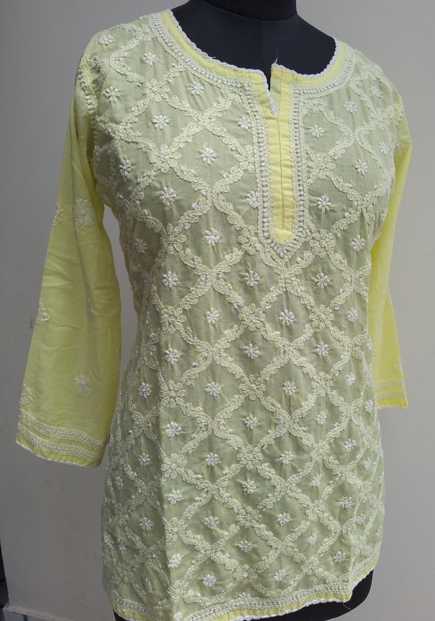 Lemon Cotton Short Top
