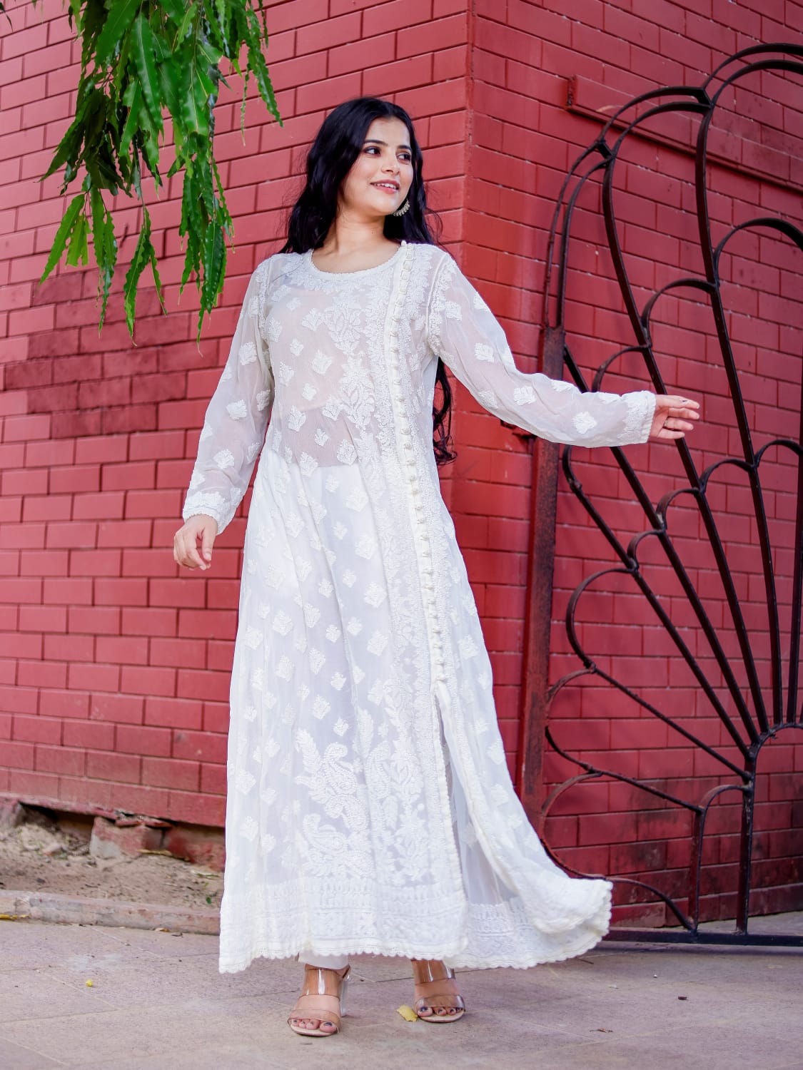 Georgette A line kurta