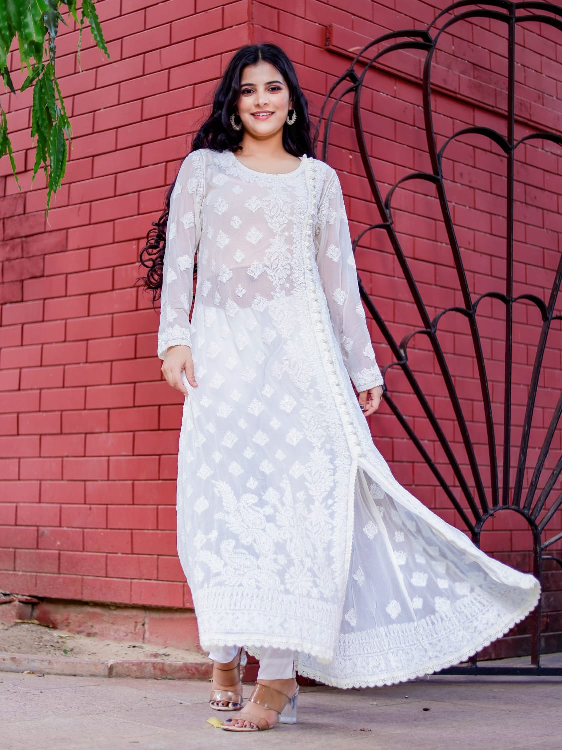 Georgette A line kurta