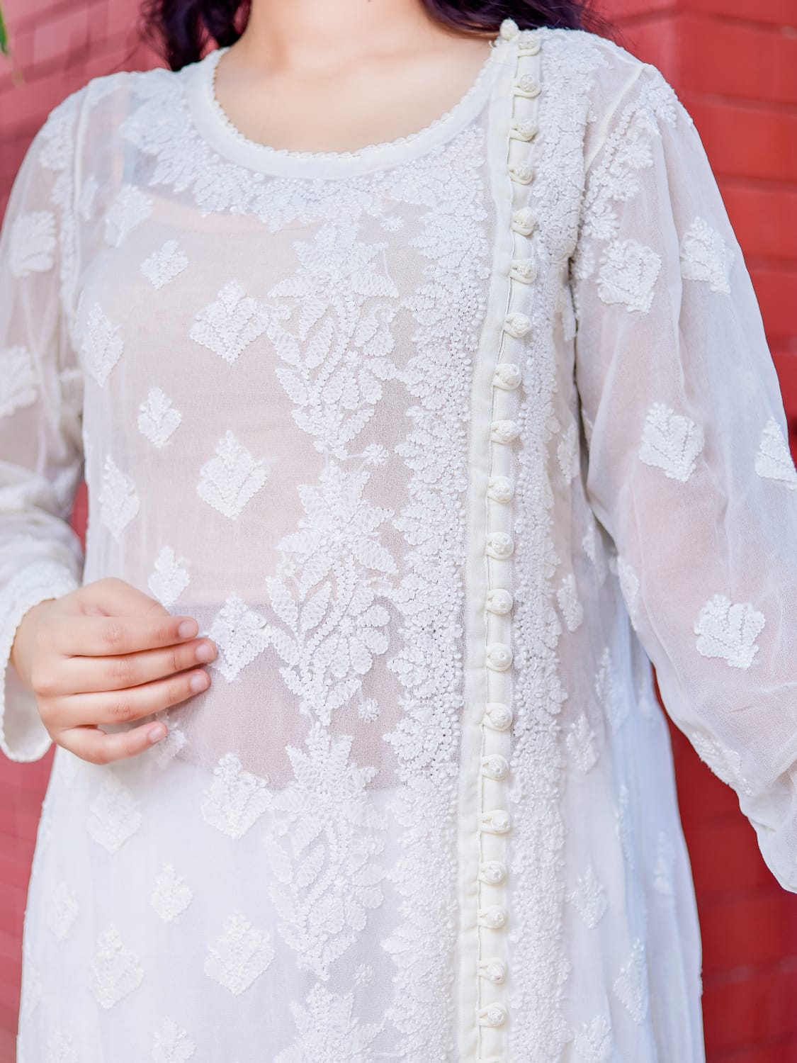 Georgette A line kurta