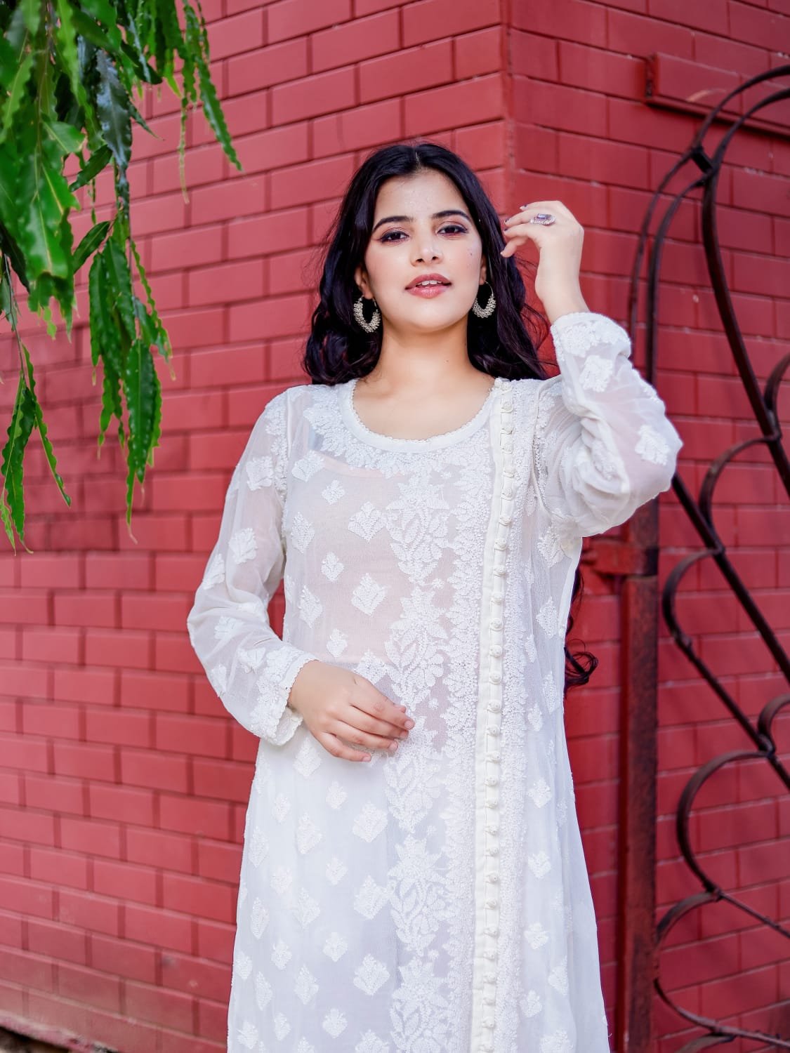 Georgette A line kurta