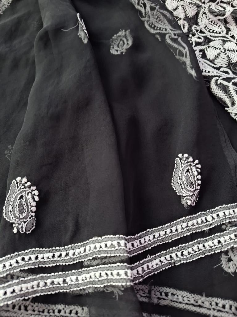 Black and white Goergette full set