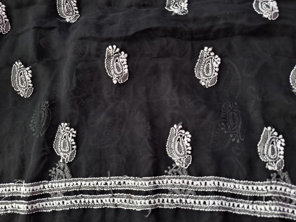 Black and white Goergette full set