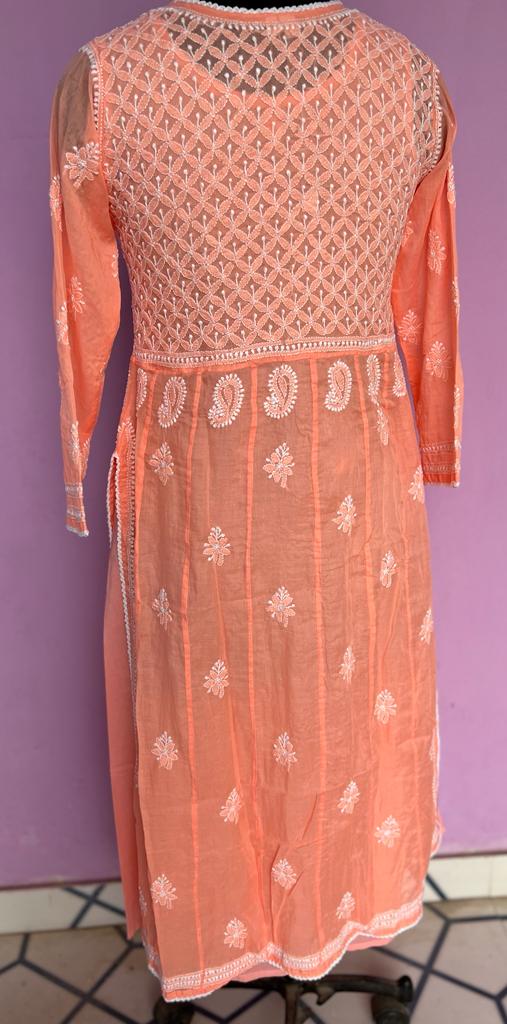 Nayara Cut Malmal full work Kurti