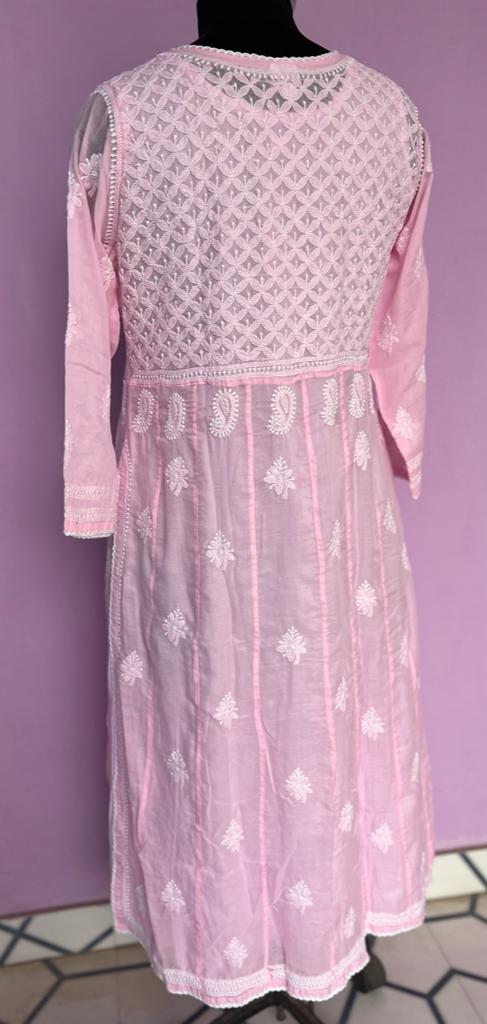 Nayara Cut Malmal Full work Kurti