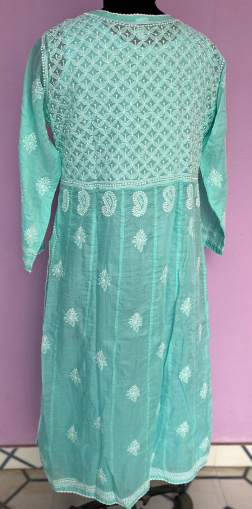 Nayara Cut Malmal Full work kurti