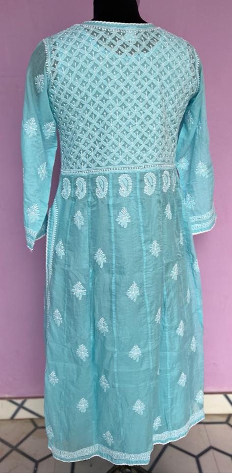 Nayara Cut Malmal full work Kurti