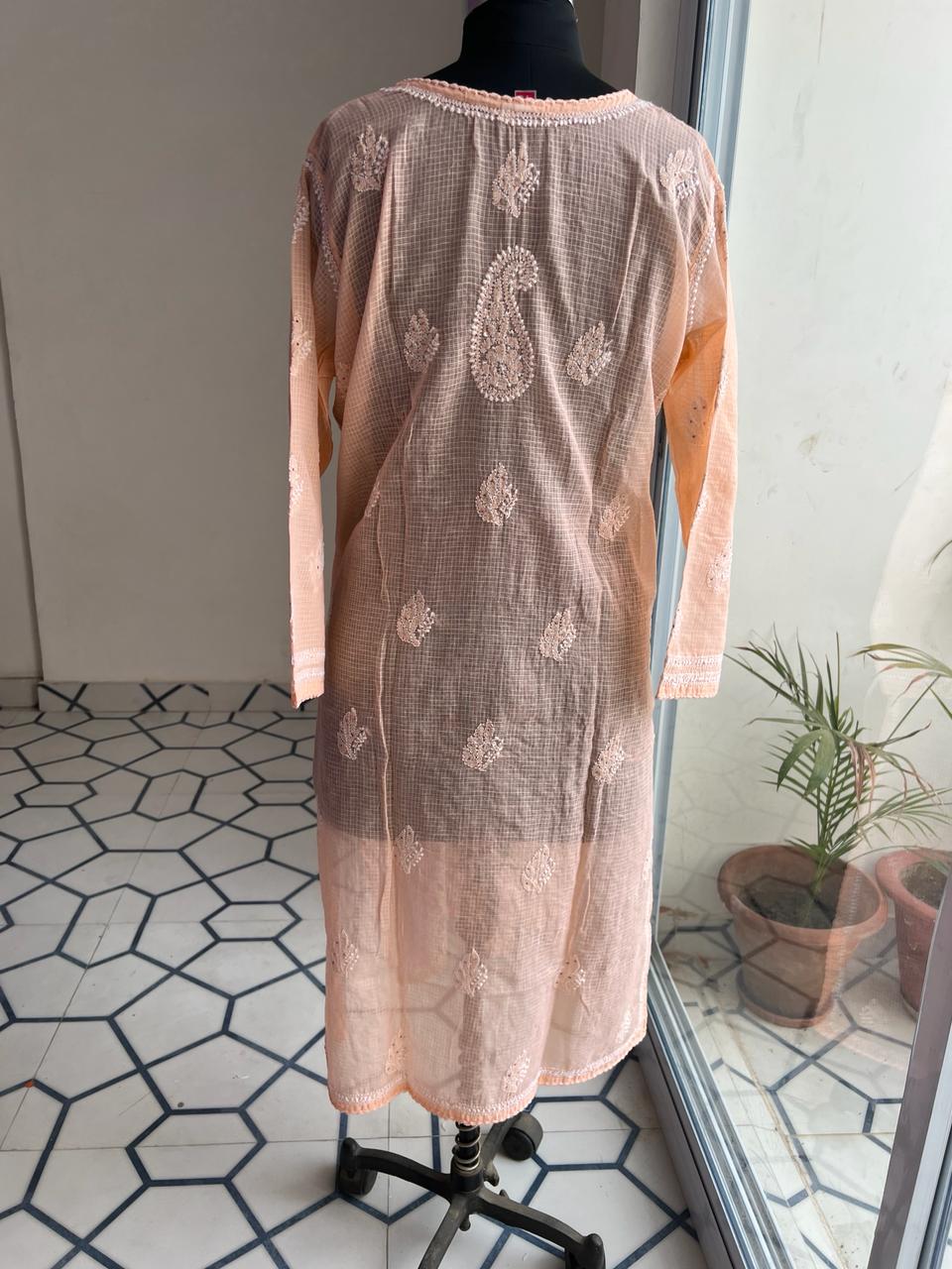 Kota Jaalwork Kurti with Mukaish
