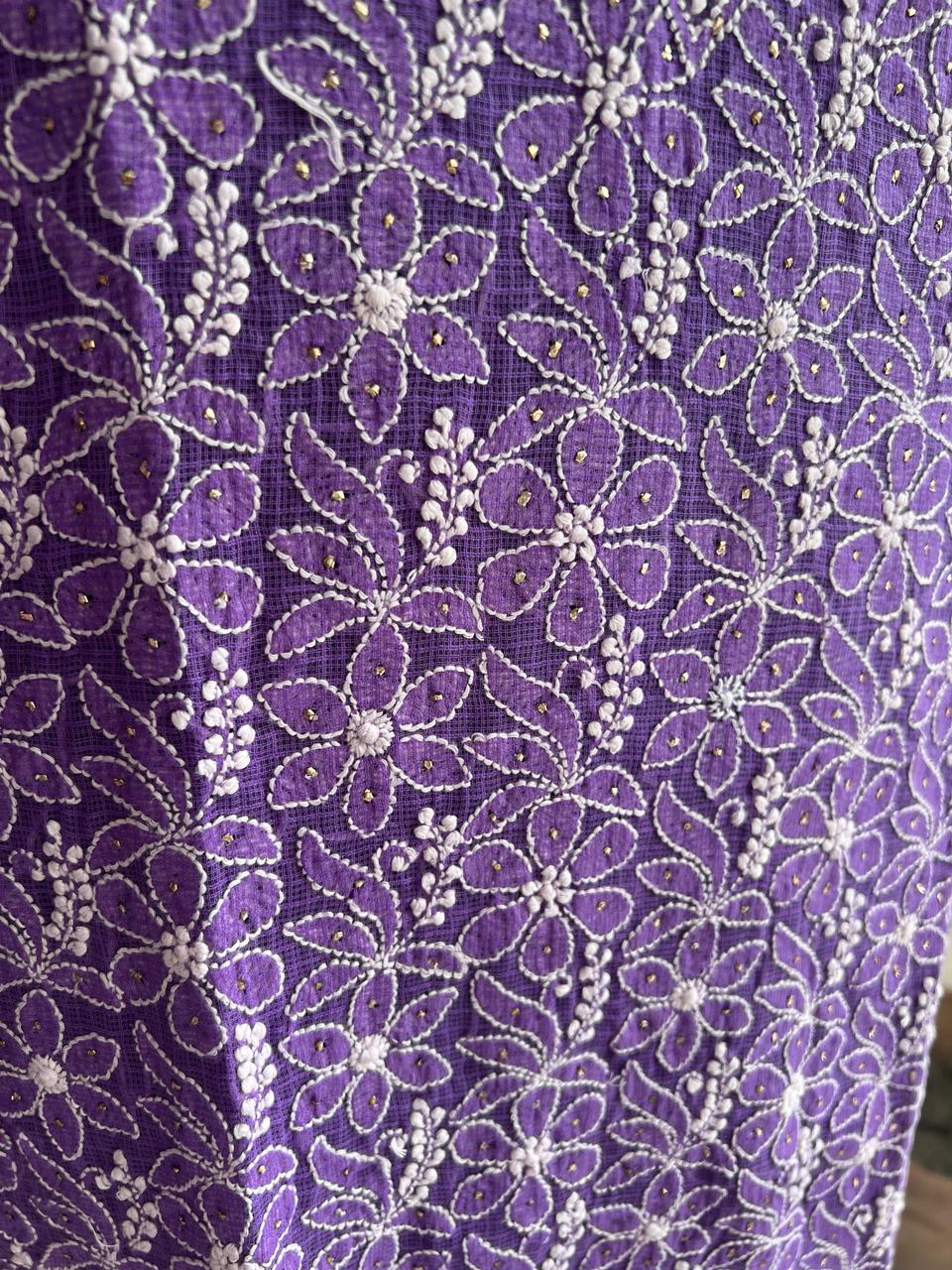 Kota Jaalwork Kurta with Mukaish