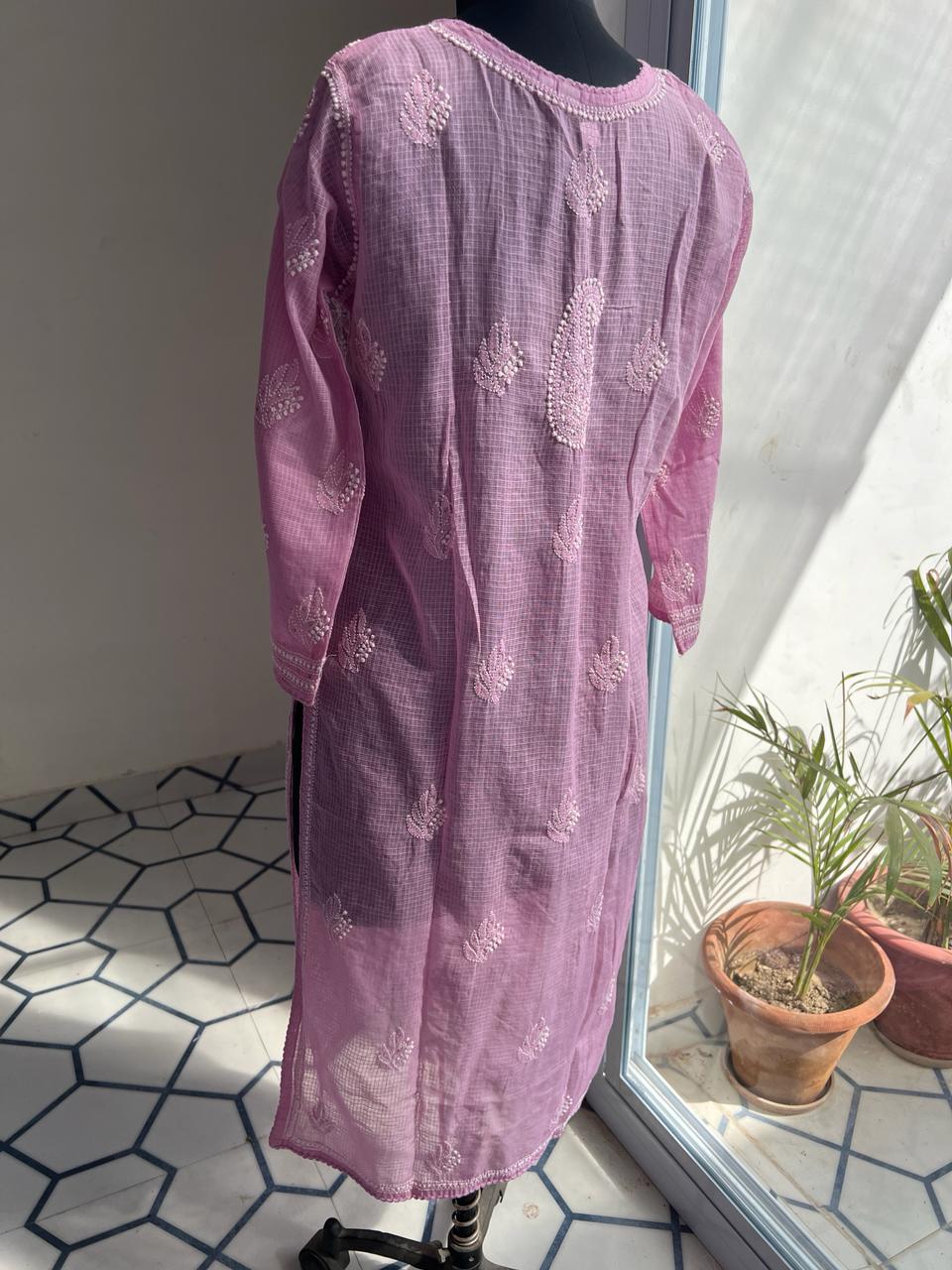 Kota Jaalwork kurta with Mukaish