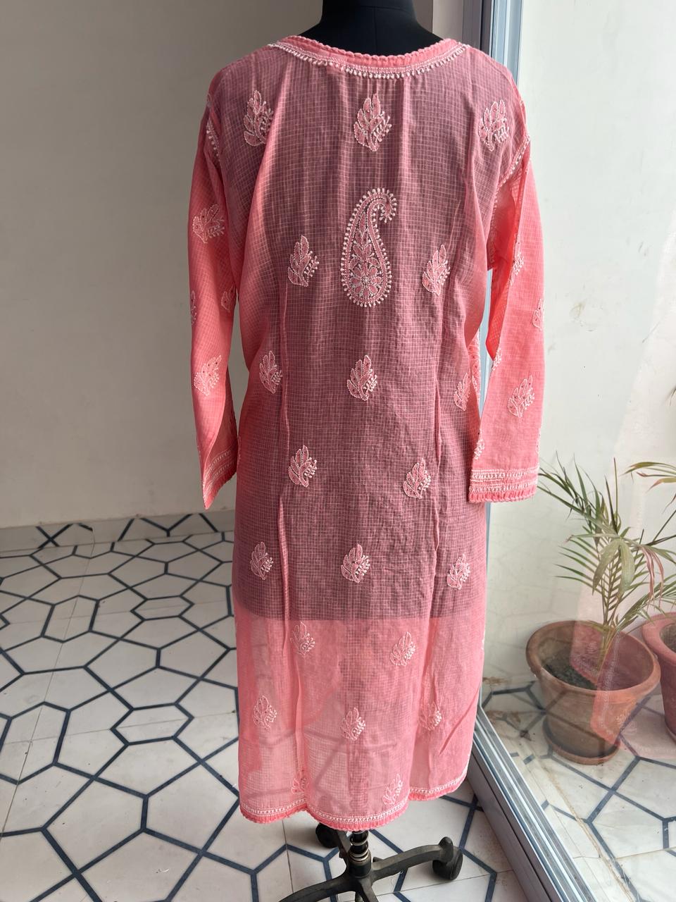 Kota Jaalwork Kurti with Mukaish
