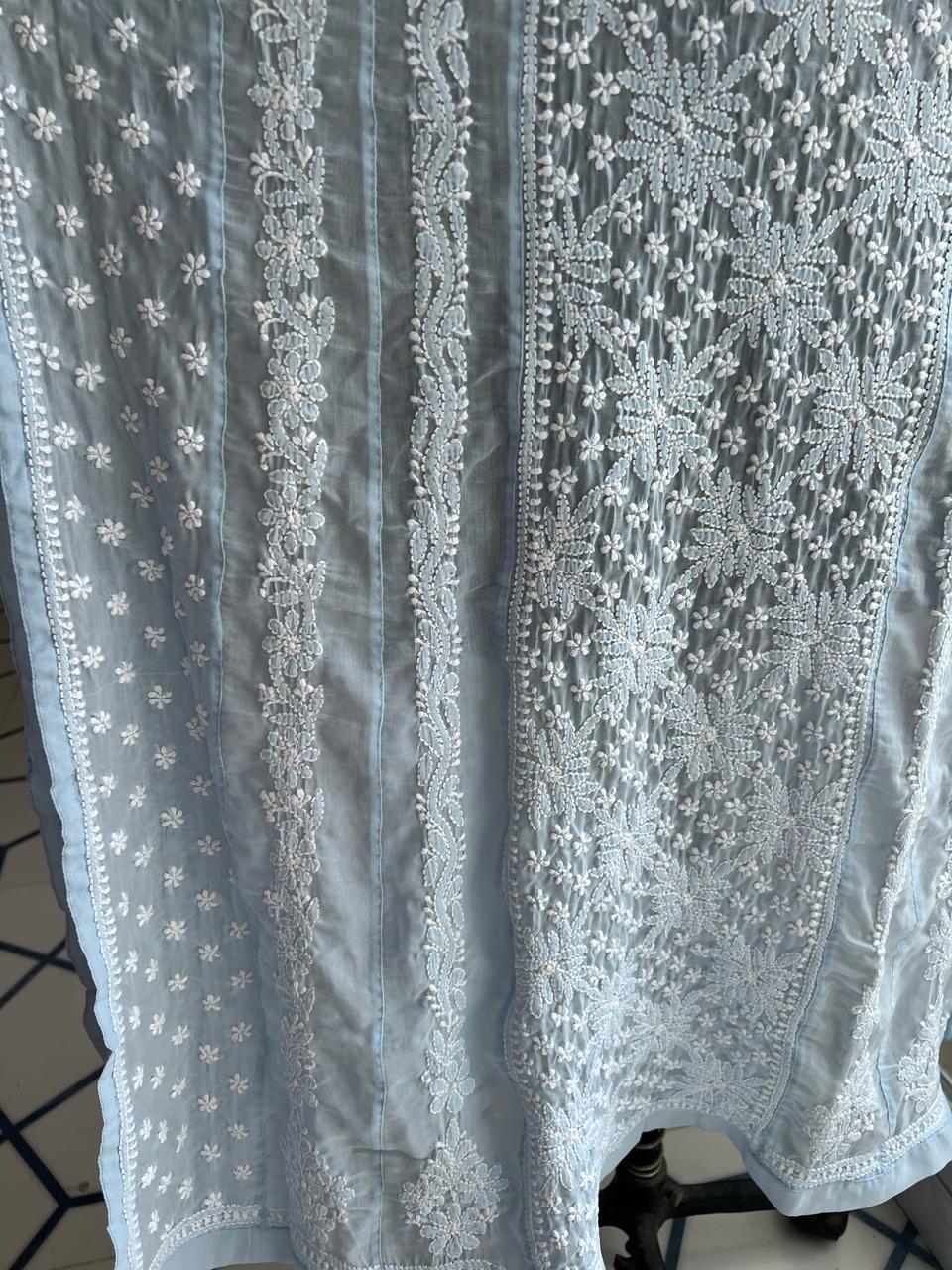 Cotton A line Full Embroidered kurta