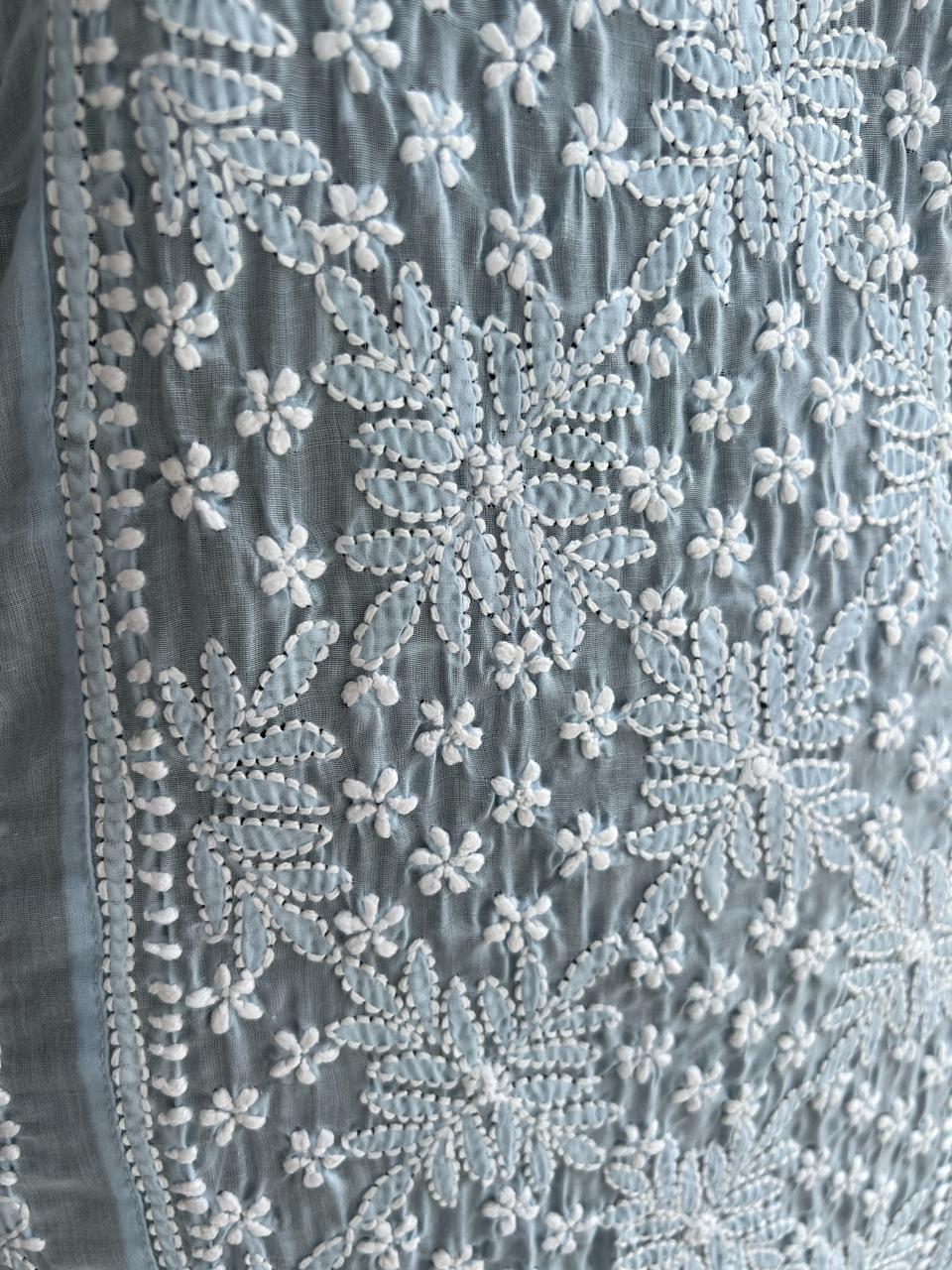 Cotton A line Full Embroidered kurta