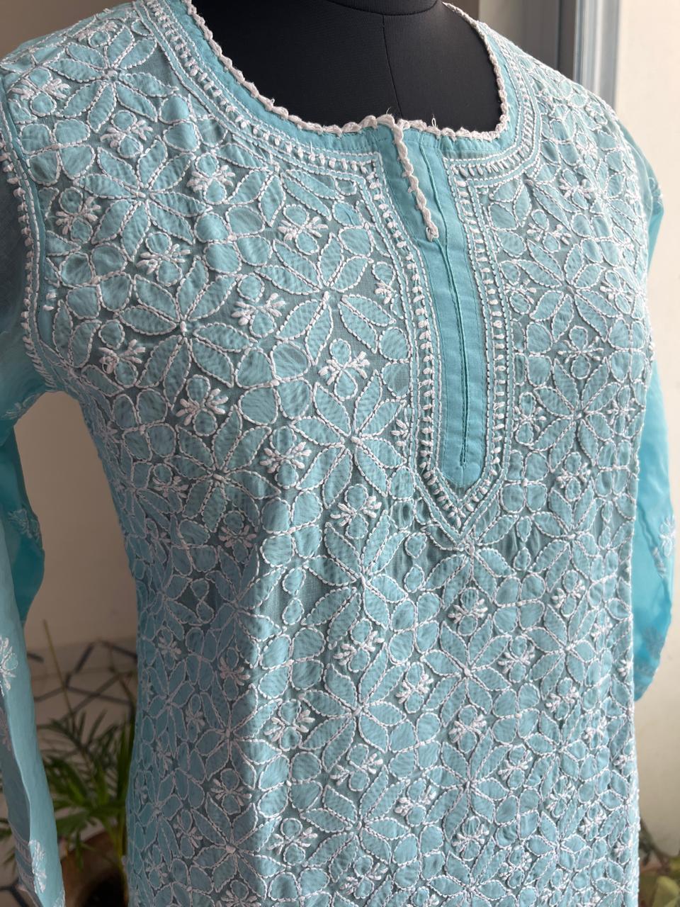 Cotton Jaalwork Top