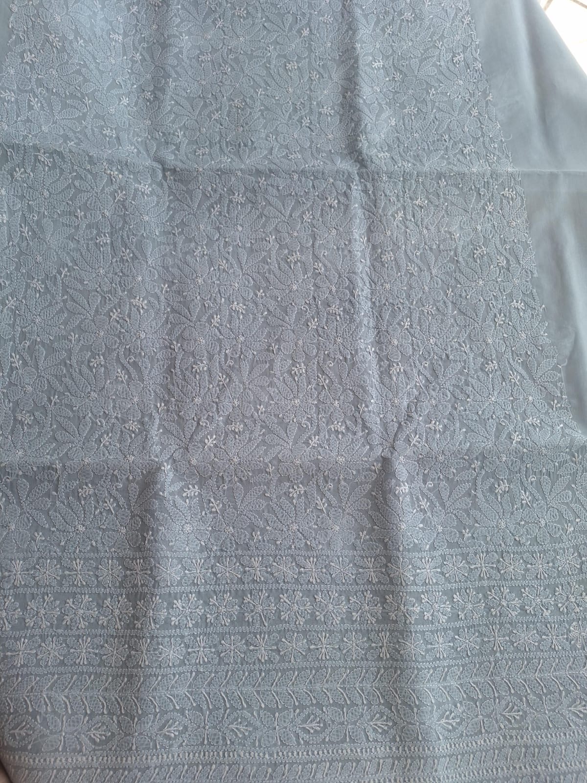 Powder Blue Kurta fabric