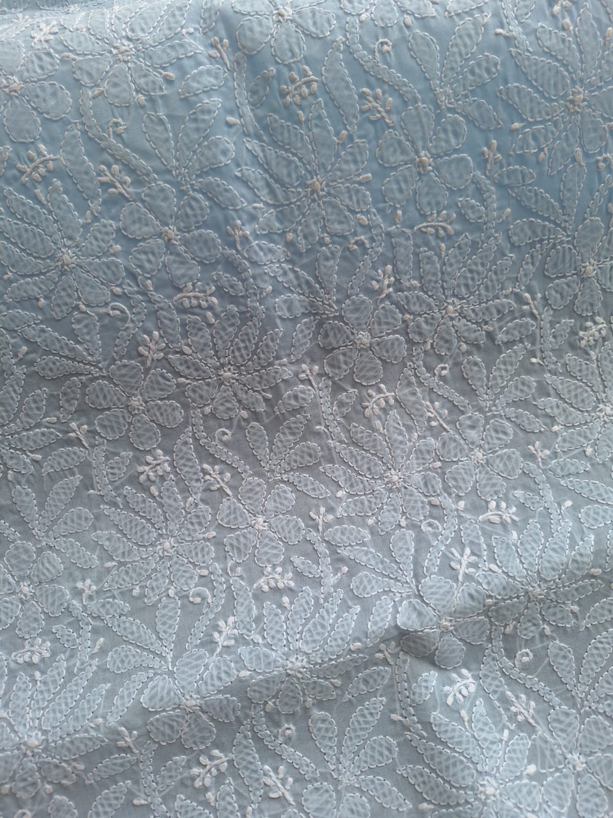 Powder Blue Kurta fabric