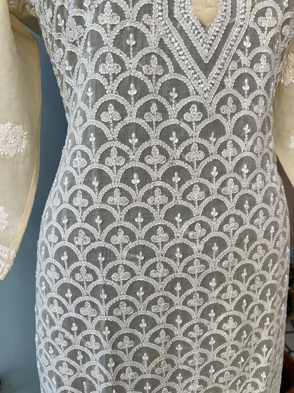 Almond Color cotton Kurti