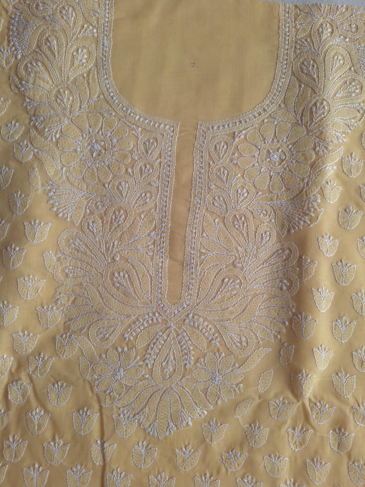 Sandalwood Color Cotton Handwork Suit