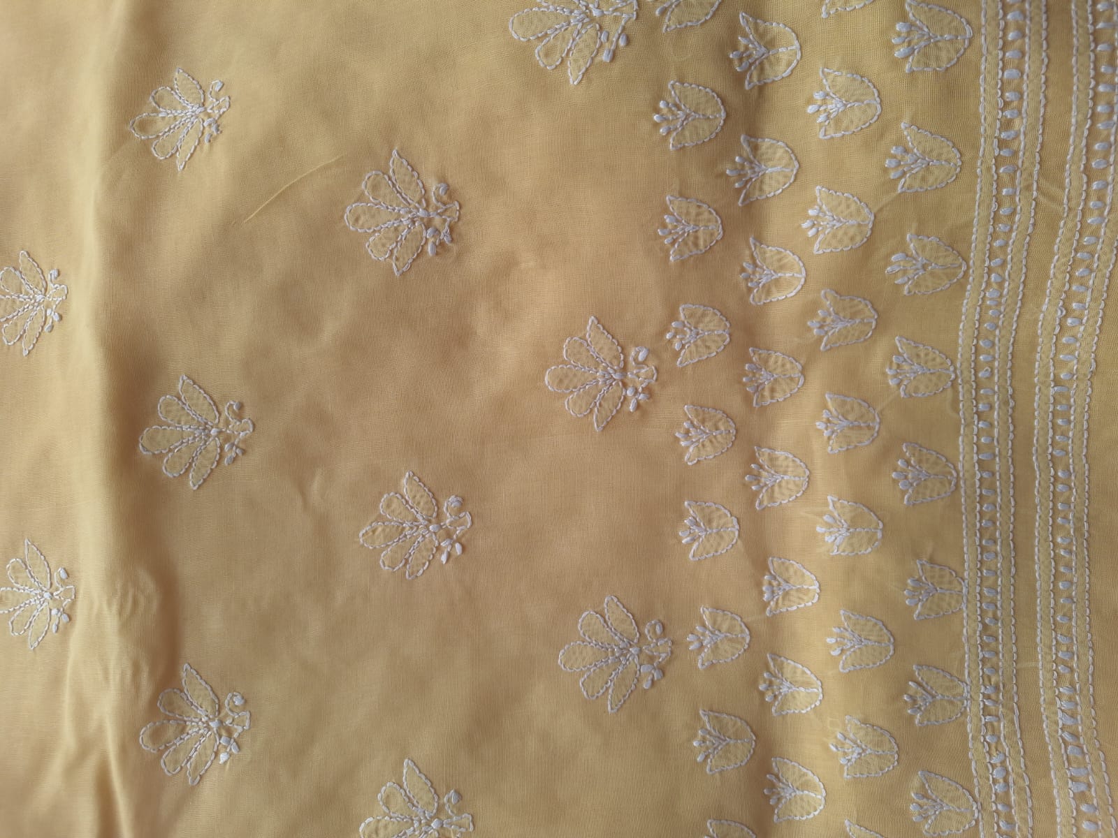 Sandalwood Color Cotton Handwork Suit