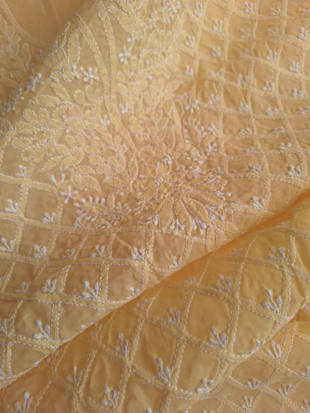 Sadalwood coolor cotton full set with jaalwork