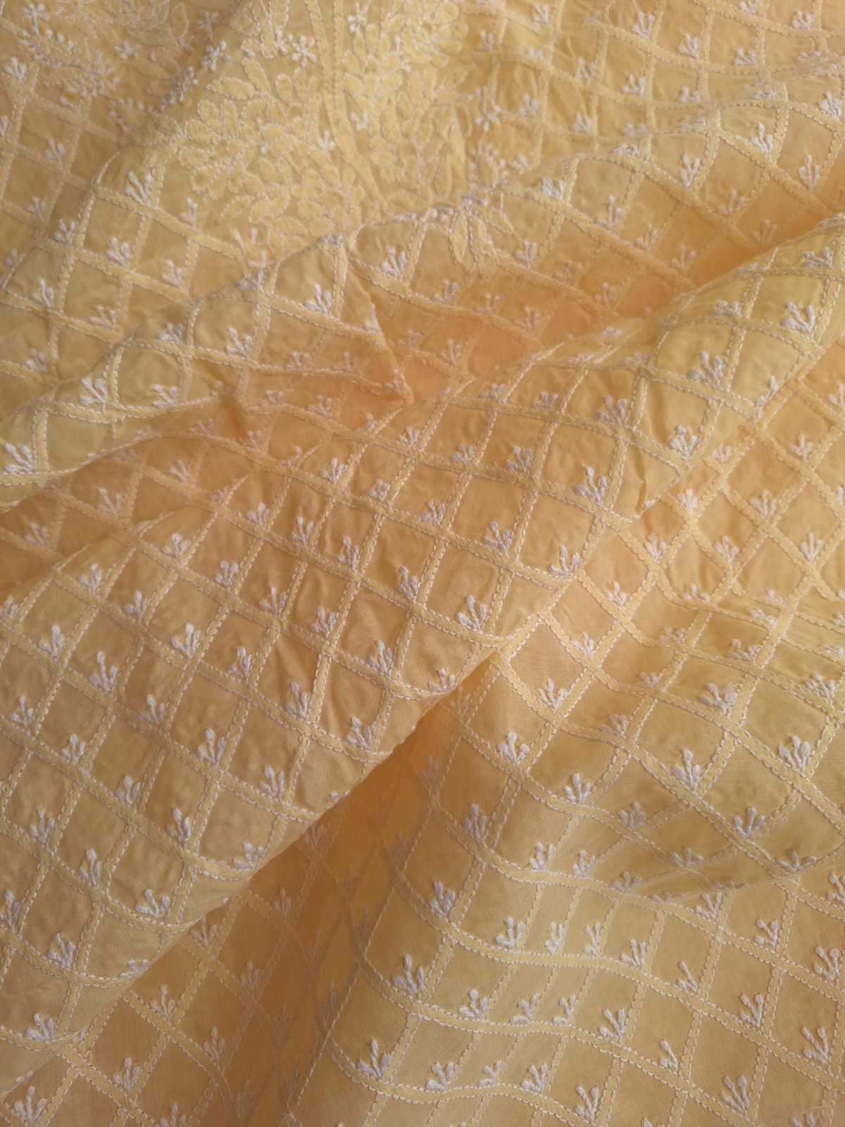 Sadalwood coolor cotton full set with jaalwork