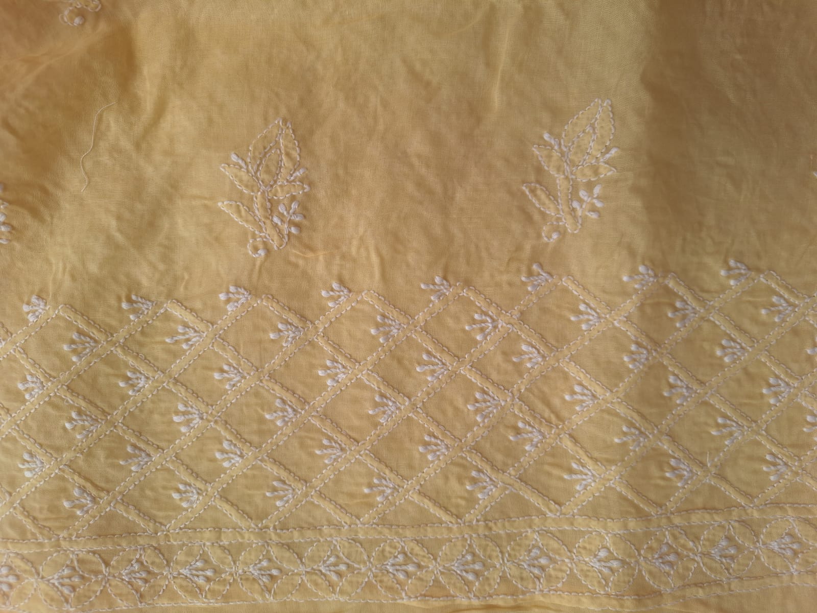 Sadalwood coolor cotton full set with jaalwork