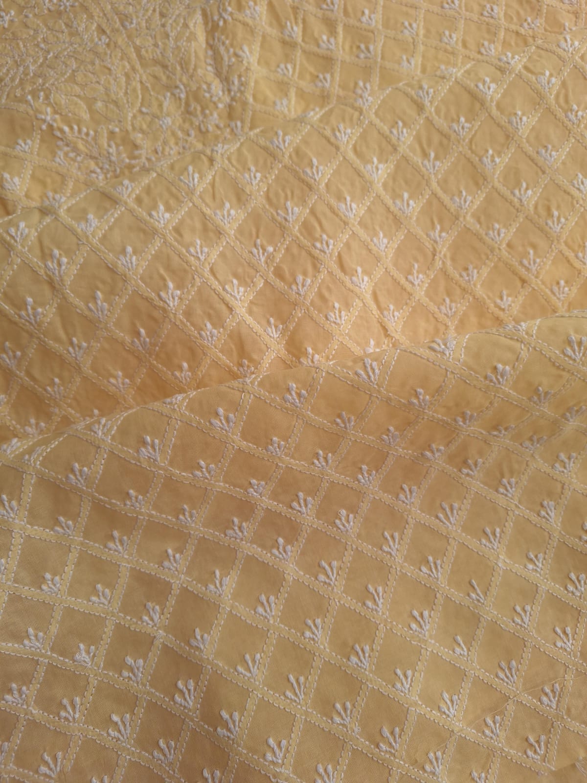 Sadalwood coolor cotton full set with jaalwork