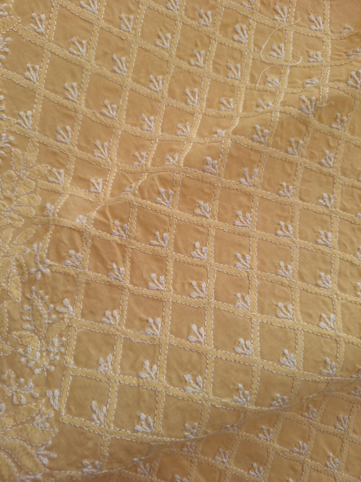 Sadalwood coolor cotton full set with jaalwork