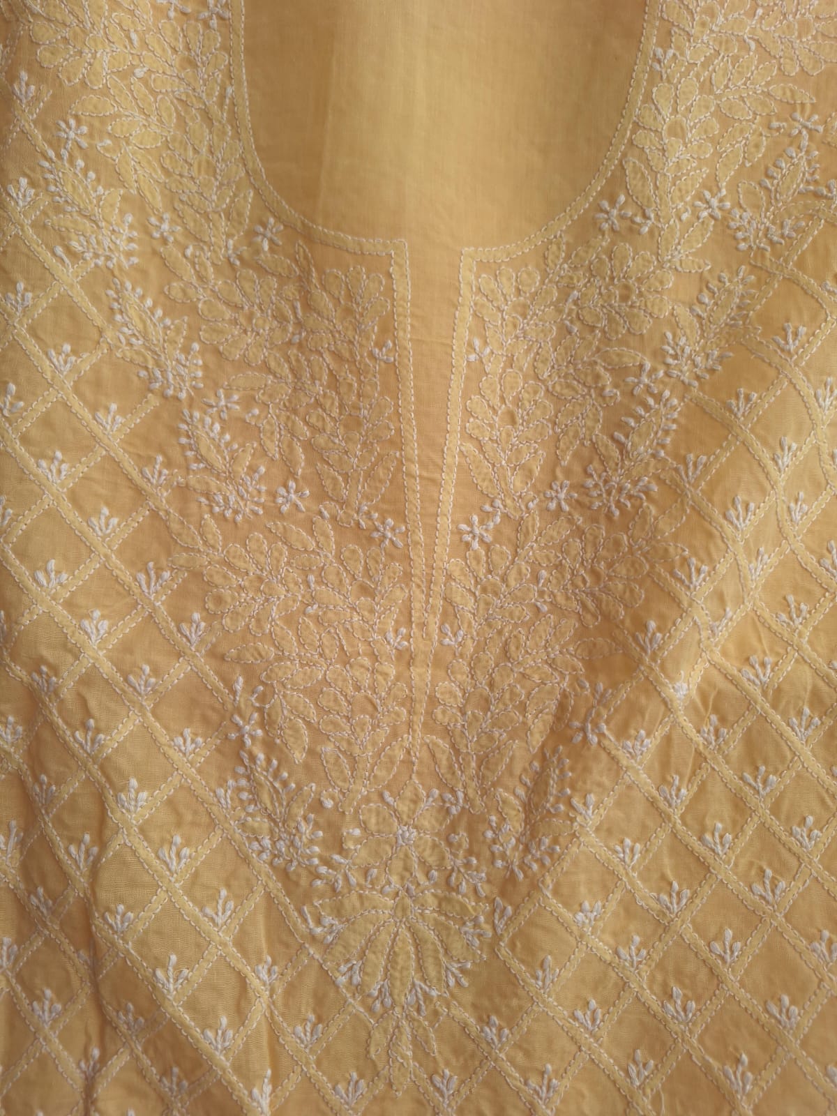 Sadalwood coolor cotton full set with jaalwork