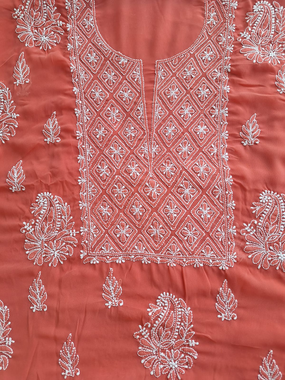 Georgette Full set with Handwork