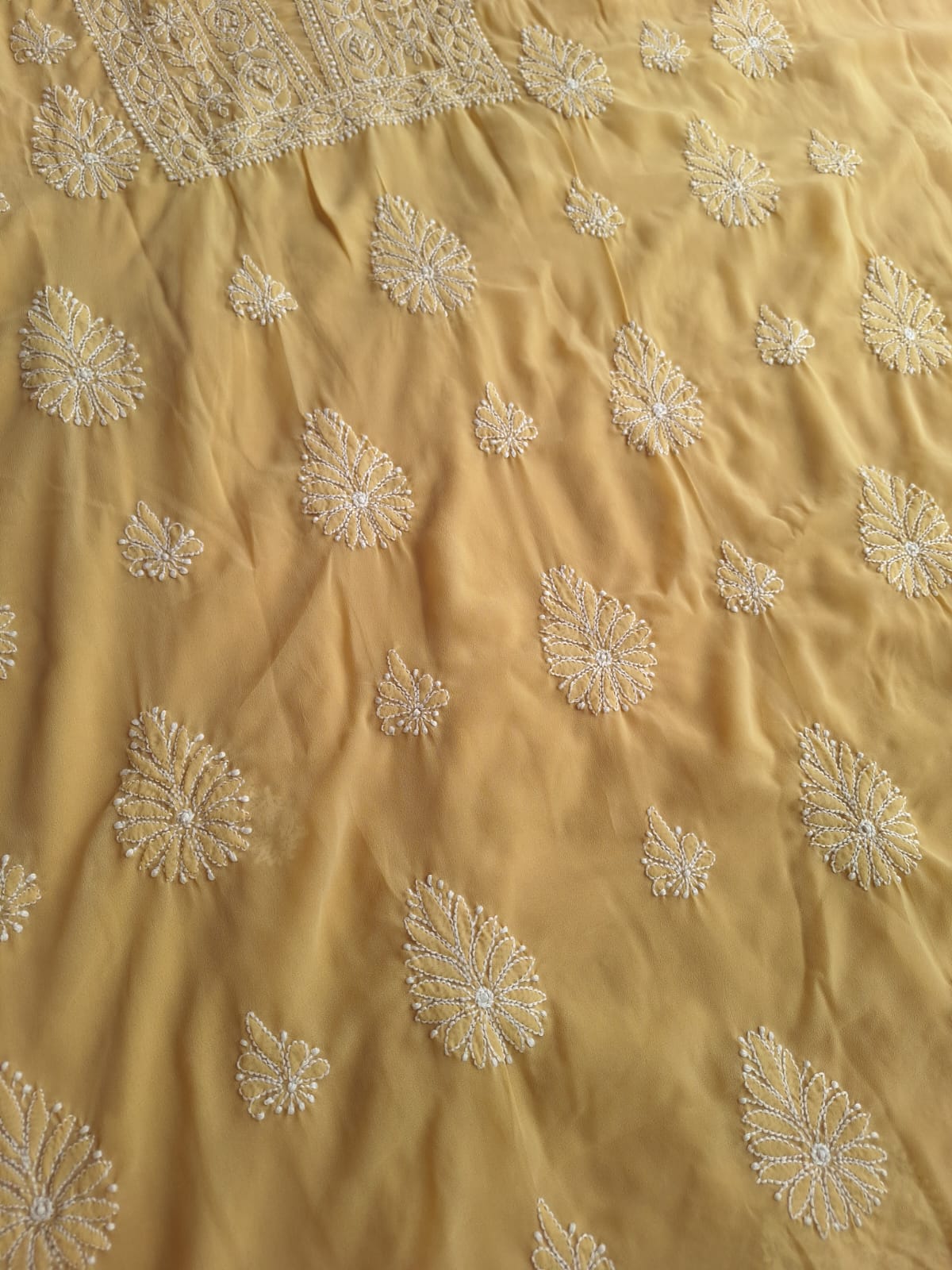 BeigeKhaki Color Georgette full set