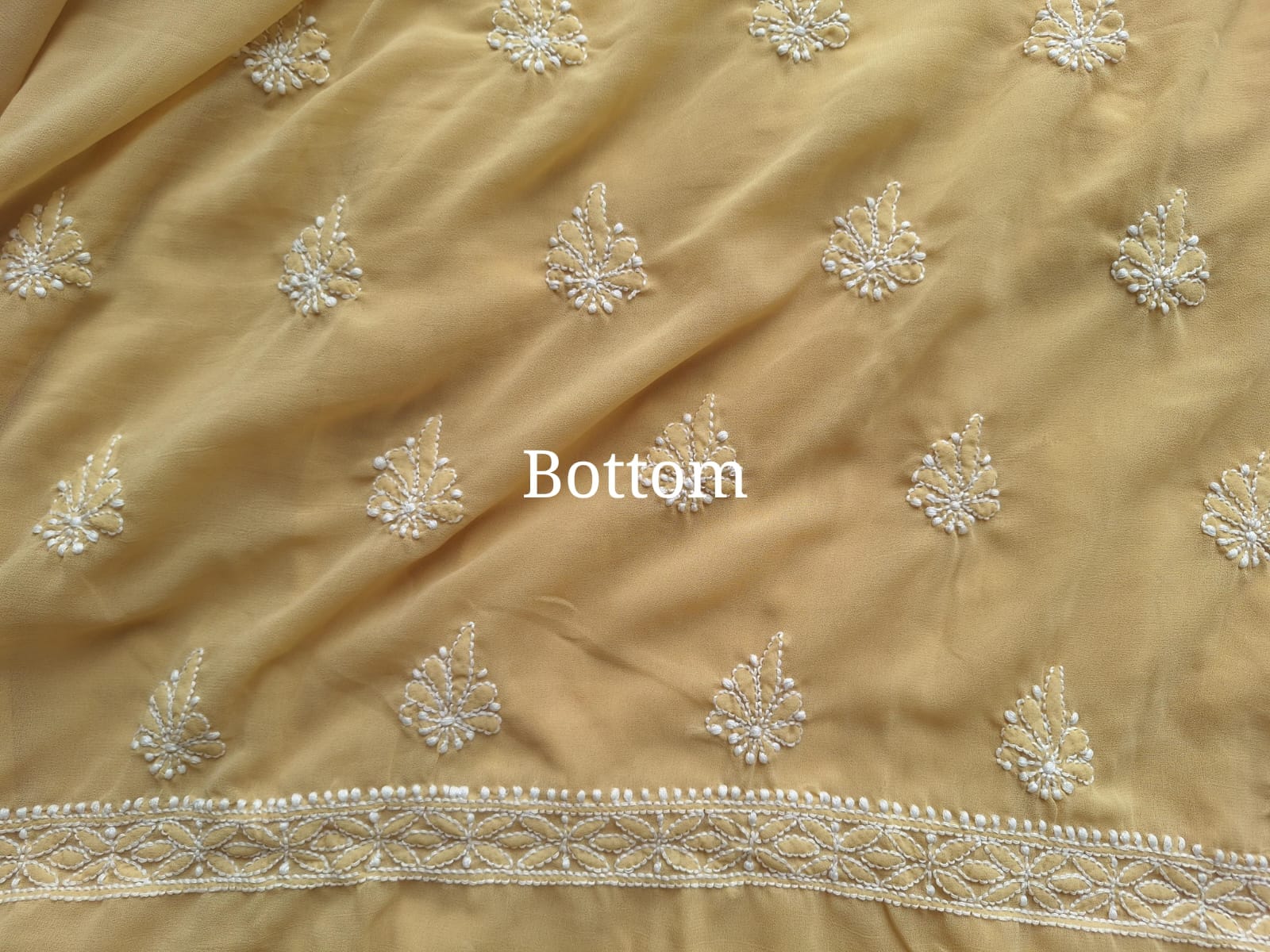 BeigeKhaki Color Georgette full set