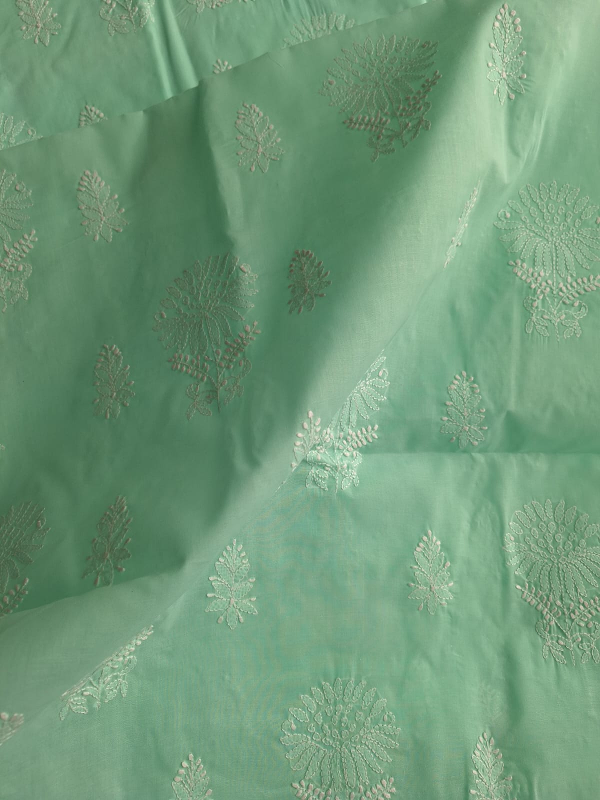 Cotton hand embroidered full set