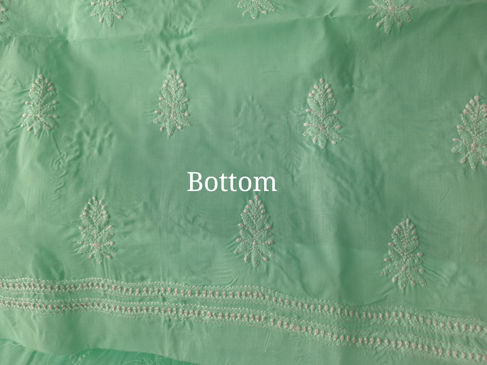 Cotton hand embroidered full set