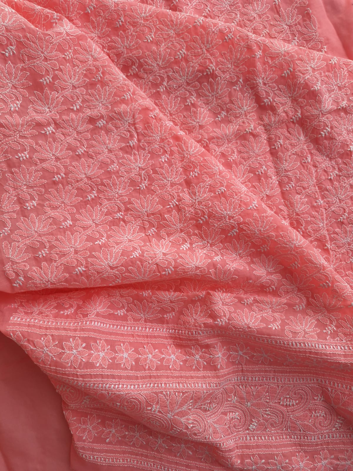 KAMAL Cotton Handcrafted Kurta fabric