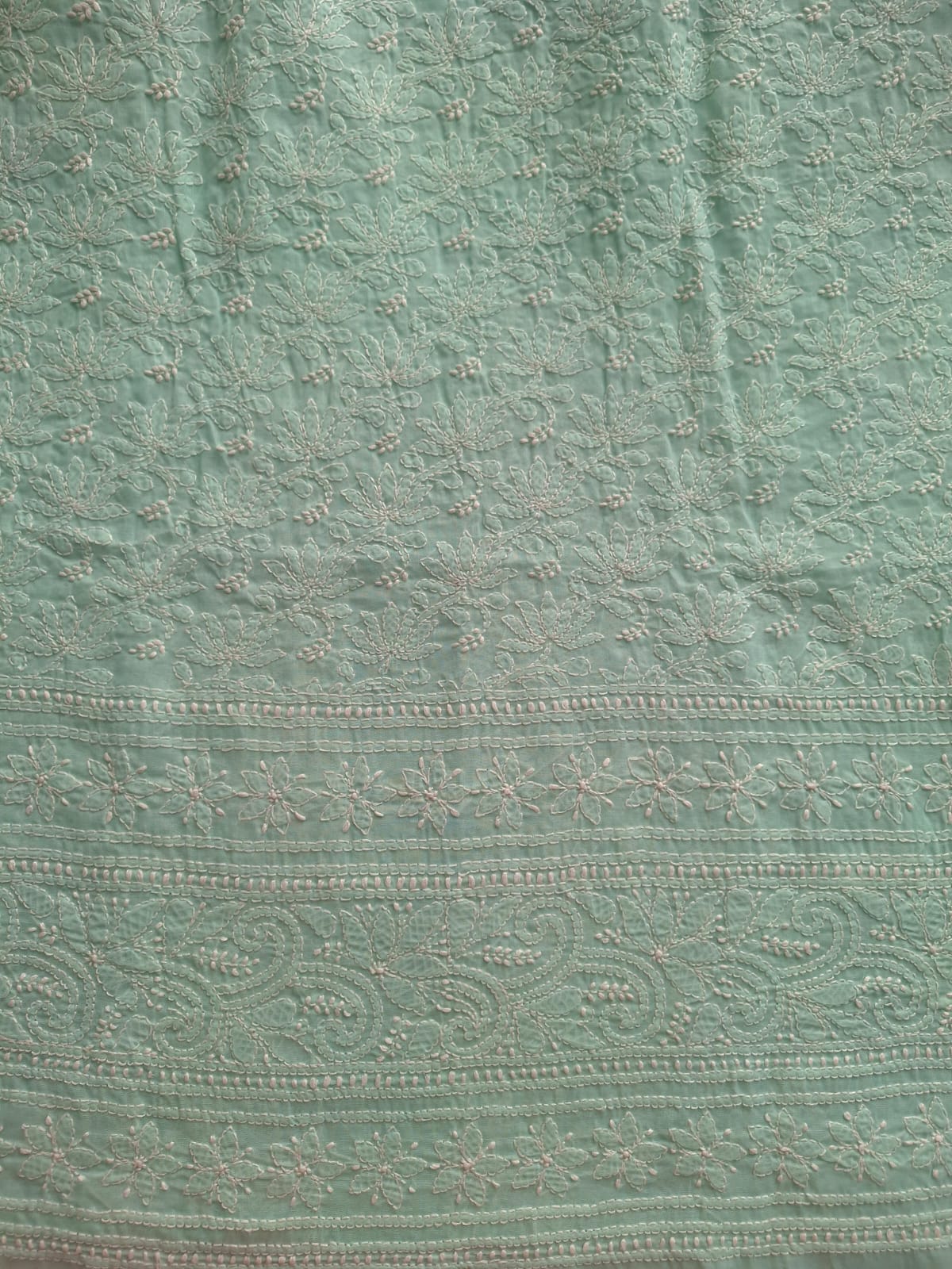 KAMAL cotton Handcrafted Jaalwork Kurta Fabric