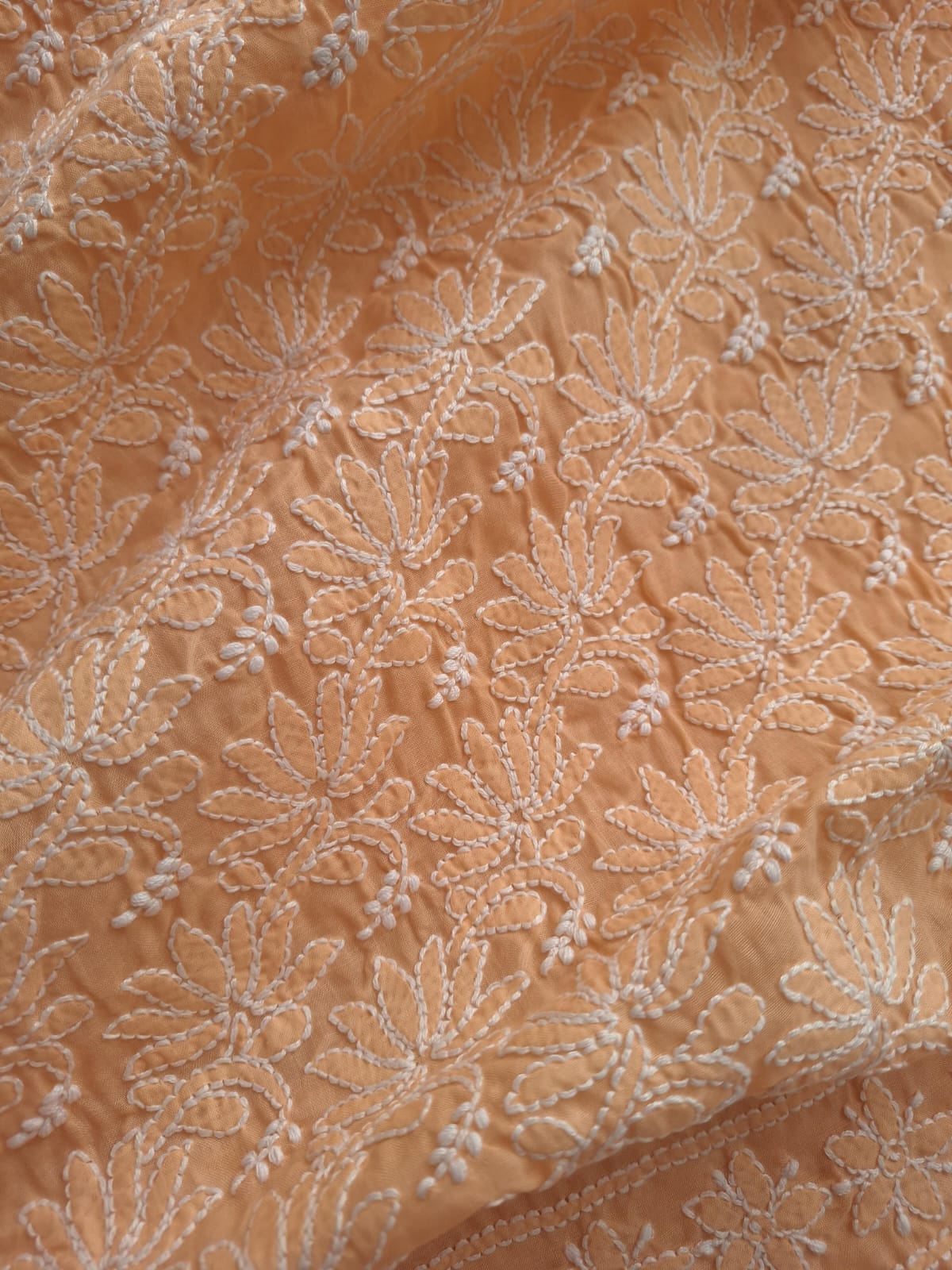 Kamal Cotton Handcrafted Jaalwork Kurta Fabric