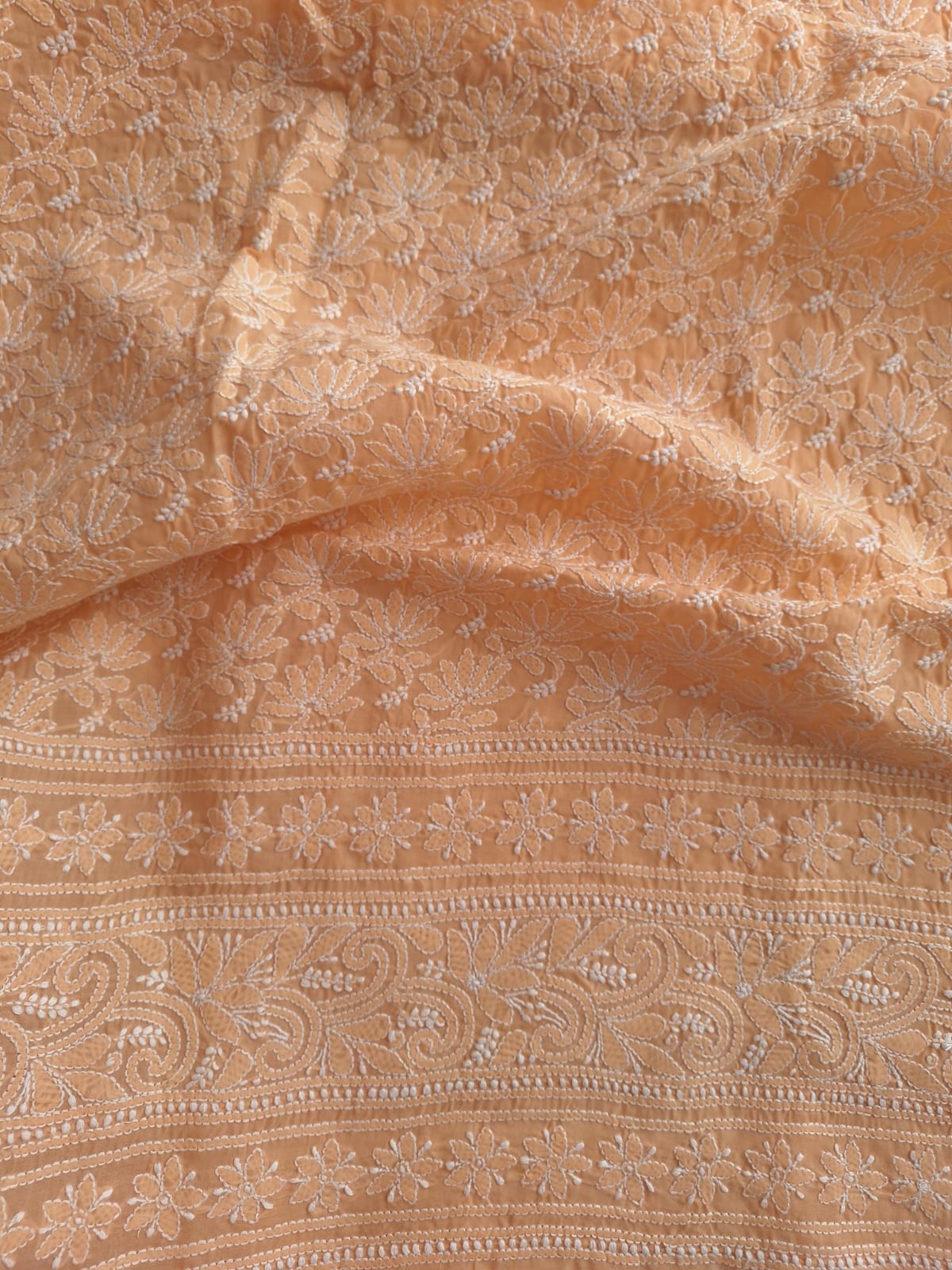 Kamal Cotton Handcrafted Jaalwork Kurta Fabric