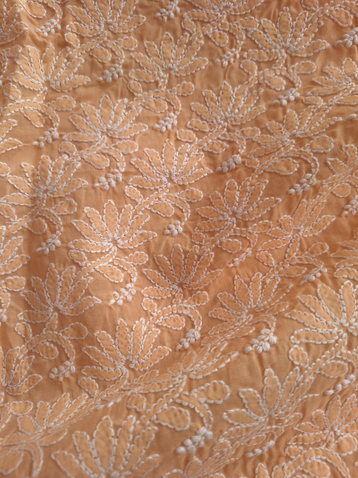 Kamal Cotton Handcrafted Jaalwork Kurta Fabric